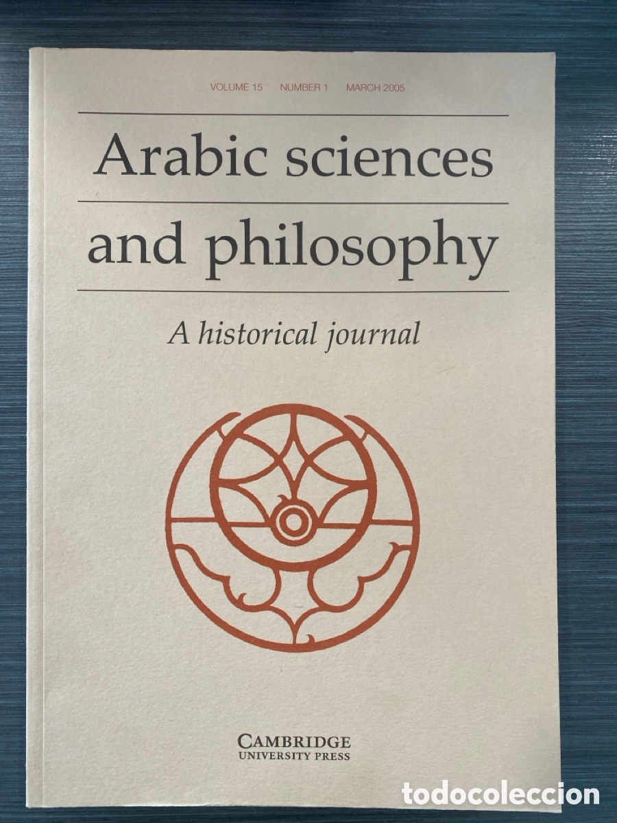 Collezionismo di Rivista Blanco y Negro: Arabic Sciences and Philosophy: A Historical Journal (Vol. 15, n&ordm; 2)/2005/Cambridge University Press