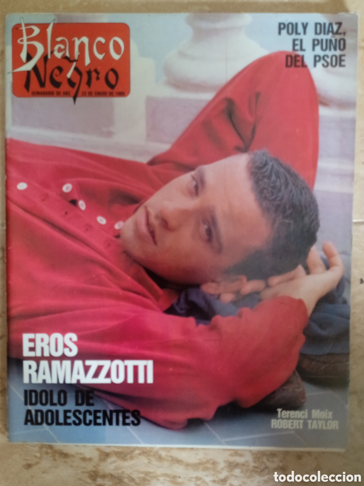 Coleccionismo de Revista Blanco y Negro: Revista Blanco y Negro n&deg;3630 Eros Ramazzotti Poli D&iacute;az Julio Iglesias