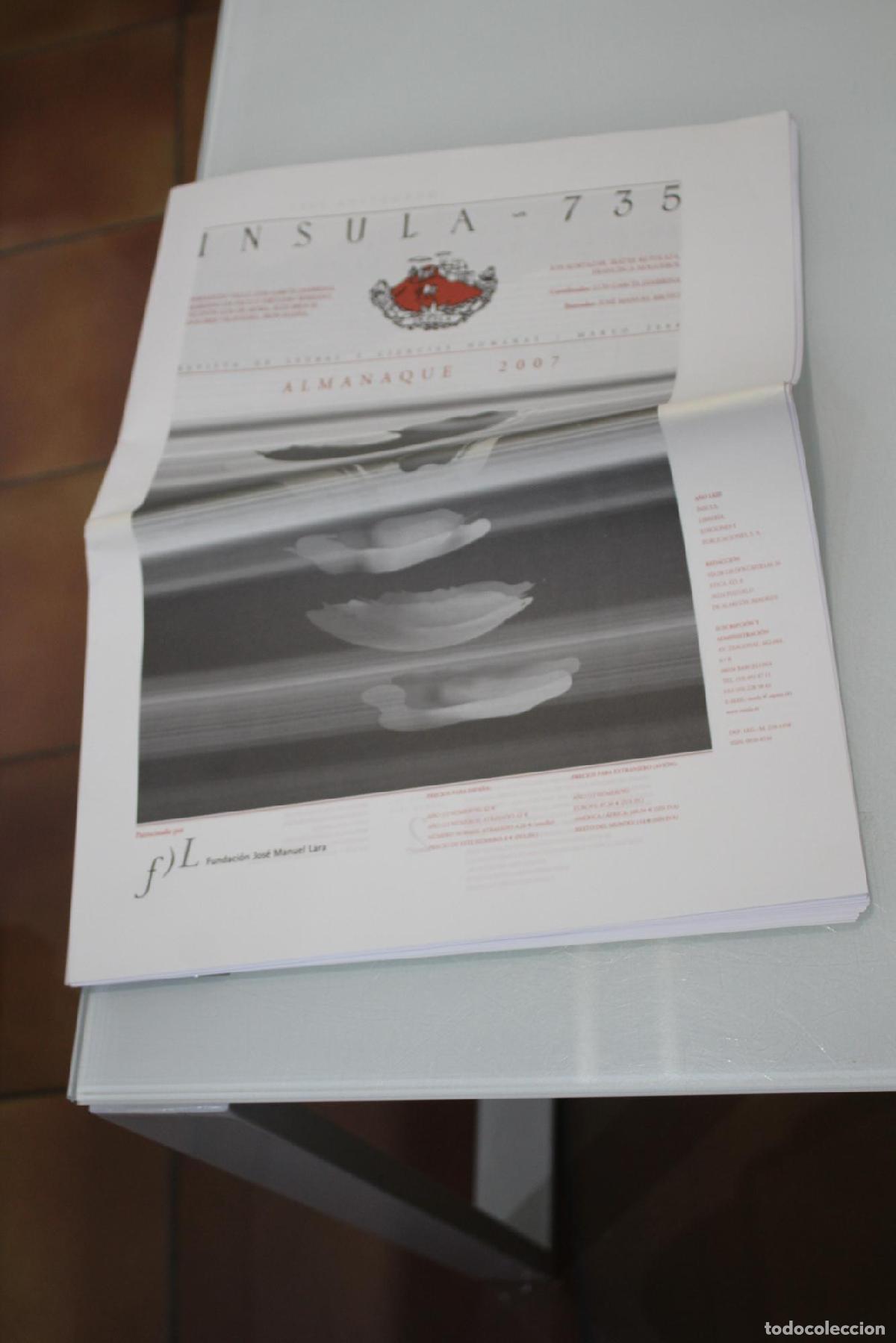 Coleccionismo de Revista Blanco y Negro: &Iacute;nsula, 735. Almanaque 2007. Marzo 2008. - Vv.aa.