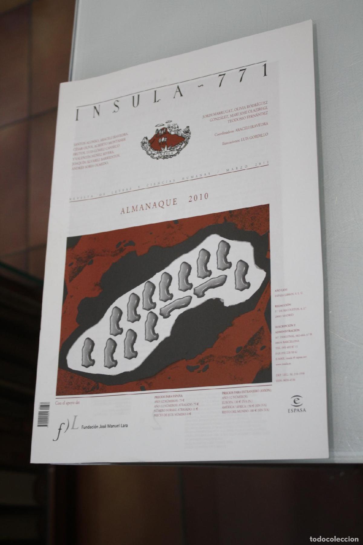 Coleccionismo de Revista Blanco y Negro: &Iacute;nsula, 771. Almanaque 2010. Mayo 2011. - Vv.aa.