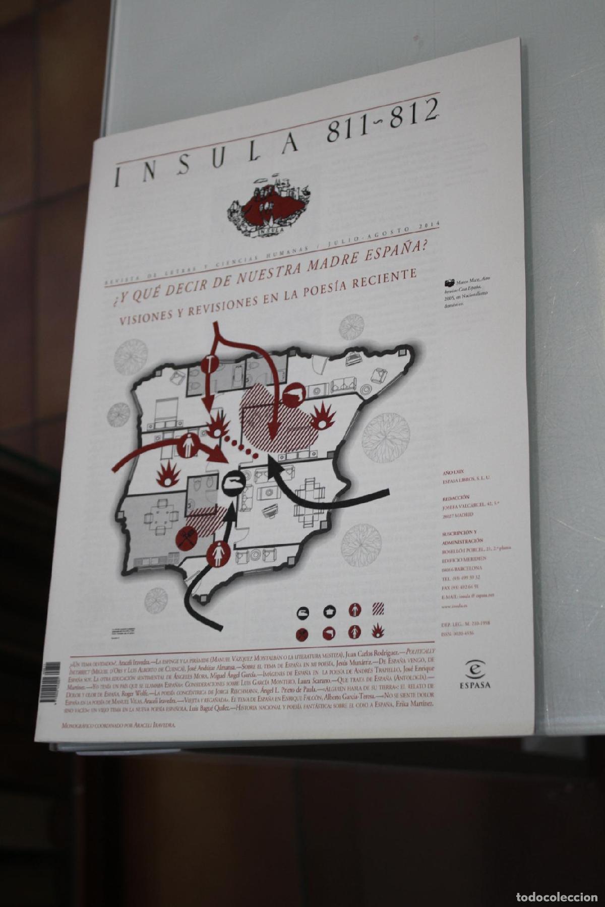 Coleccionismo de Revista Blanco y Negro: &Iacute;nsula, 811-812. &iquest;Y qu&eacute; decir de nuestra madre Espa&ntilde;a? Visiones y revisiones en la poes&iacute;a reciente.