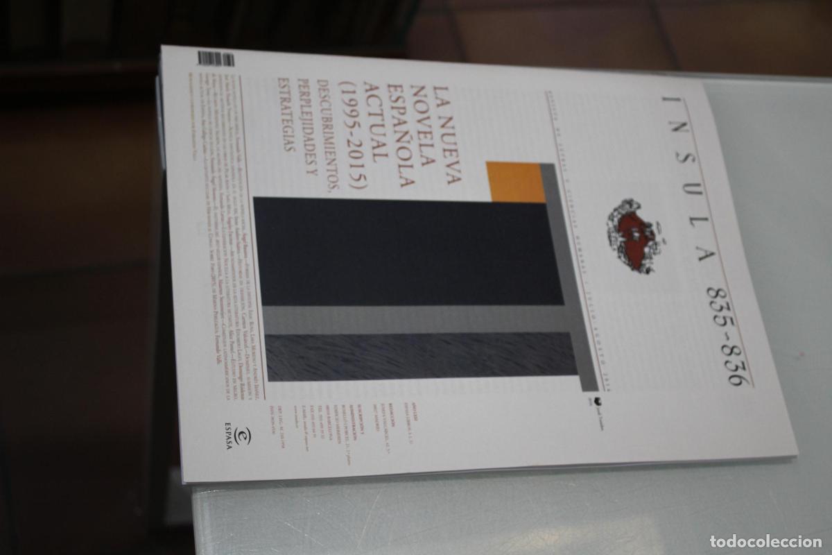 Coleccionismo de Revista Blanco y Negro: &Iacute;nsula, 835-836. La nueva novela espa&ntilde;ola actual (1995-2015). Descubrimientos, perplejidades y estra