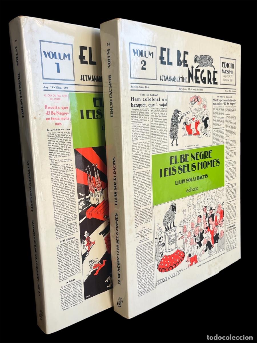 Coleccionismo de Revista Blanco y Negro: EL BE NEGRE, SETMANARI SAT&Iacute;RIC. FACSIMIL ANY 1977. COMPLETO. A&Ntilde;O 1931-1936. 2 TOMOS.
