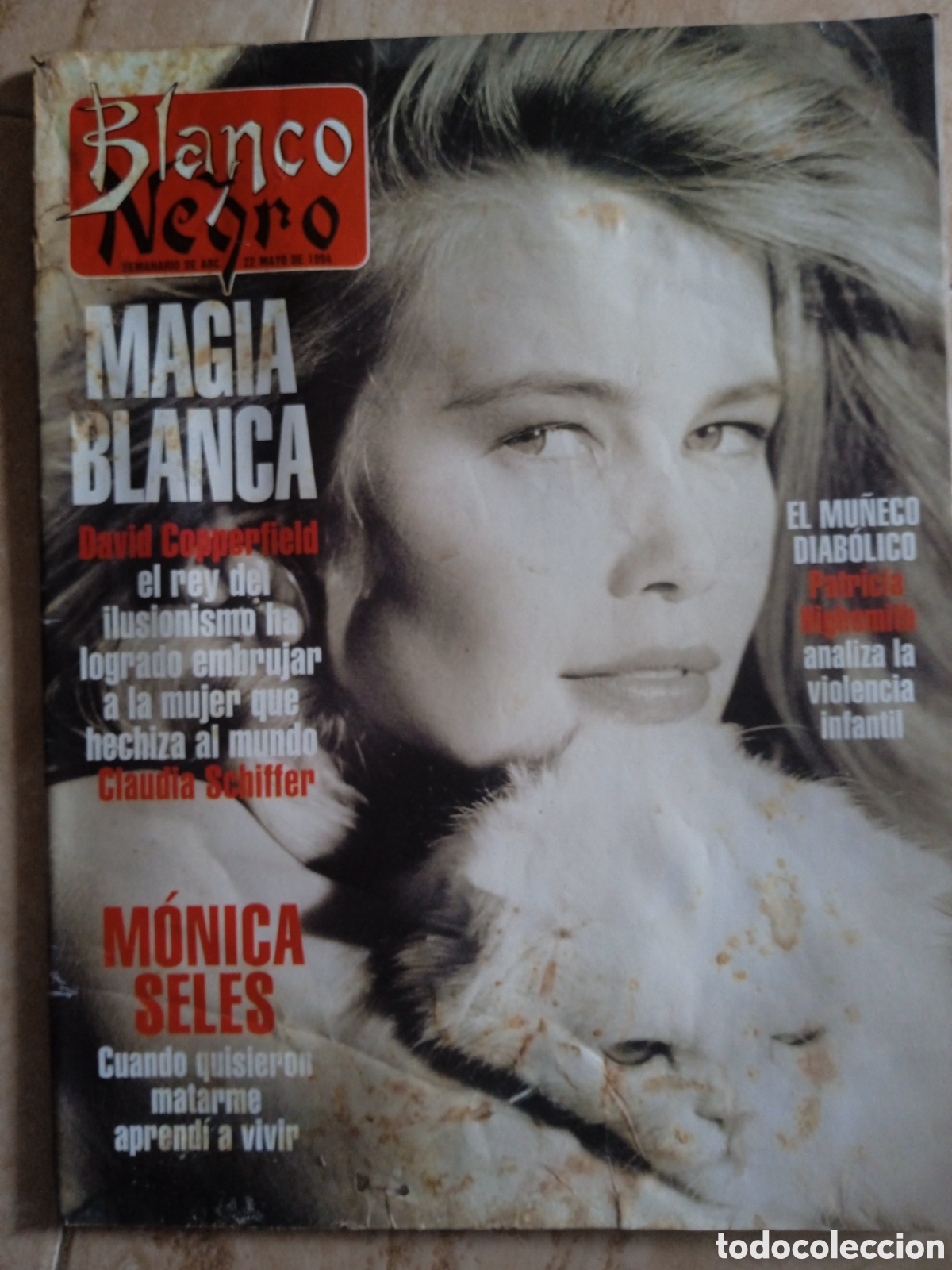 Coleccionismo de Revista Blanco y Negro: Blanco y Negro n&deg;3908 Claudia Schiffer M&oacute;nica Seles Shaquille O'Neal