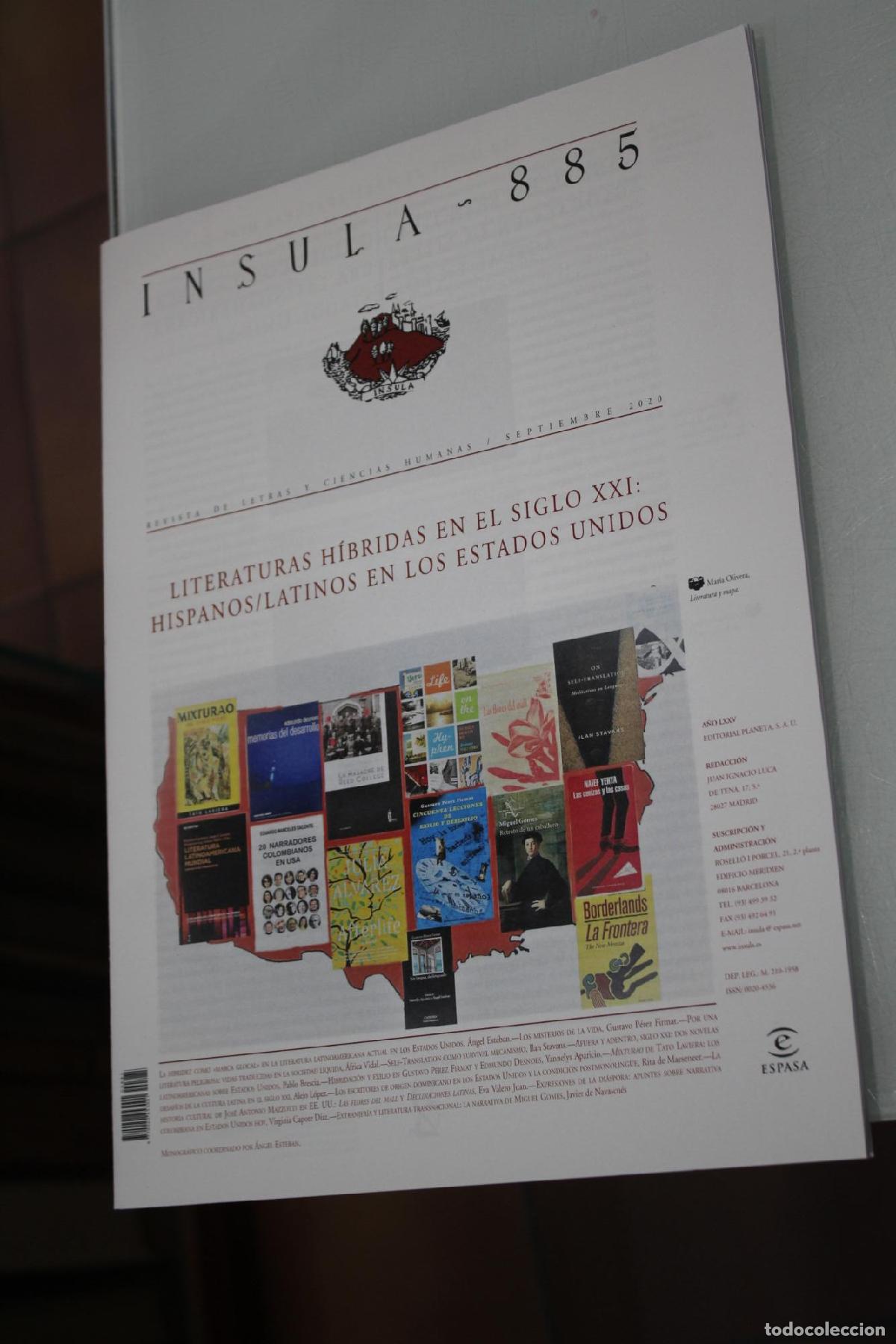 Collectionnisme de Magazine Blanco y Negro: &Iacute;nsula, 885. Literaturas h&iacute;bridas en el siglo XXI: Hispanos/Latinos en los Estados Unidos. Septiembr