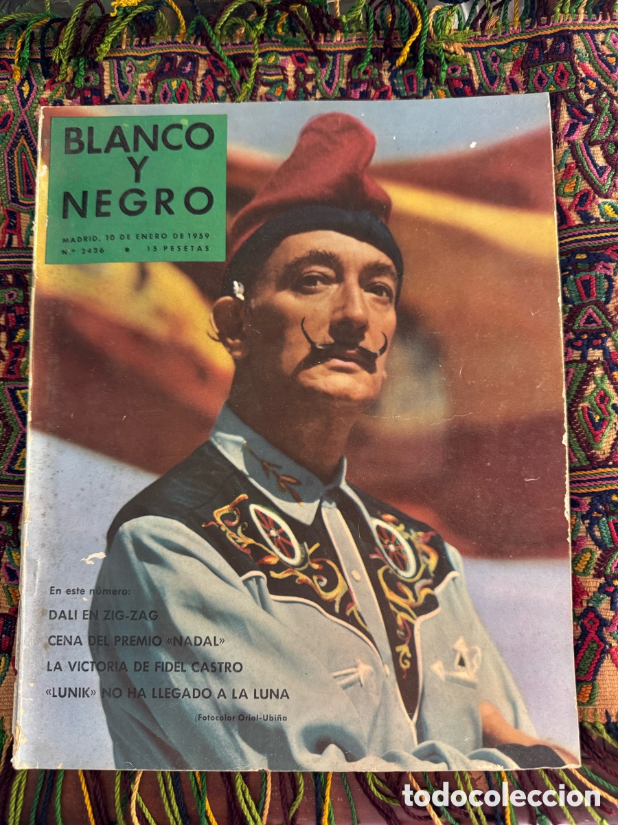 Coleccionismo de Revista Blanco y Negro: Revista Blanco y Negro Salvador Dal&iacute; 1959