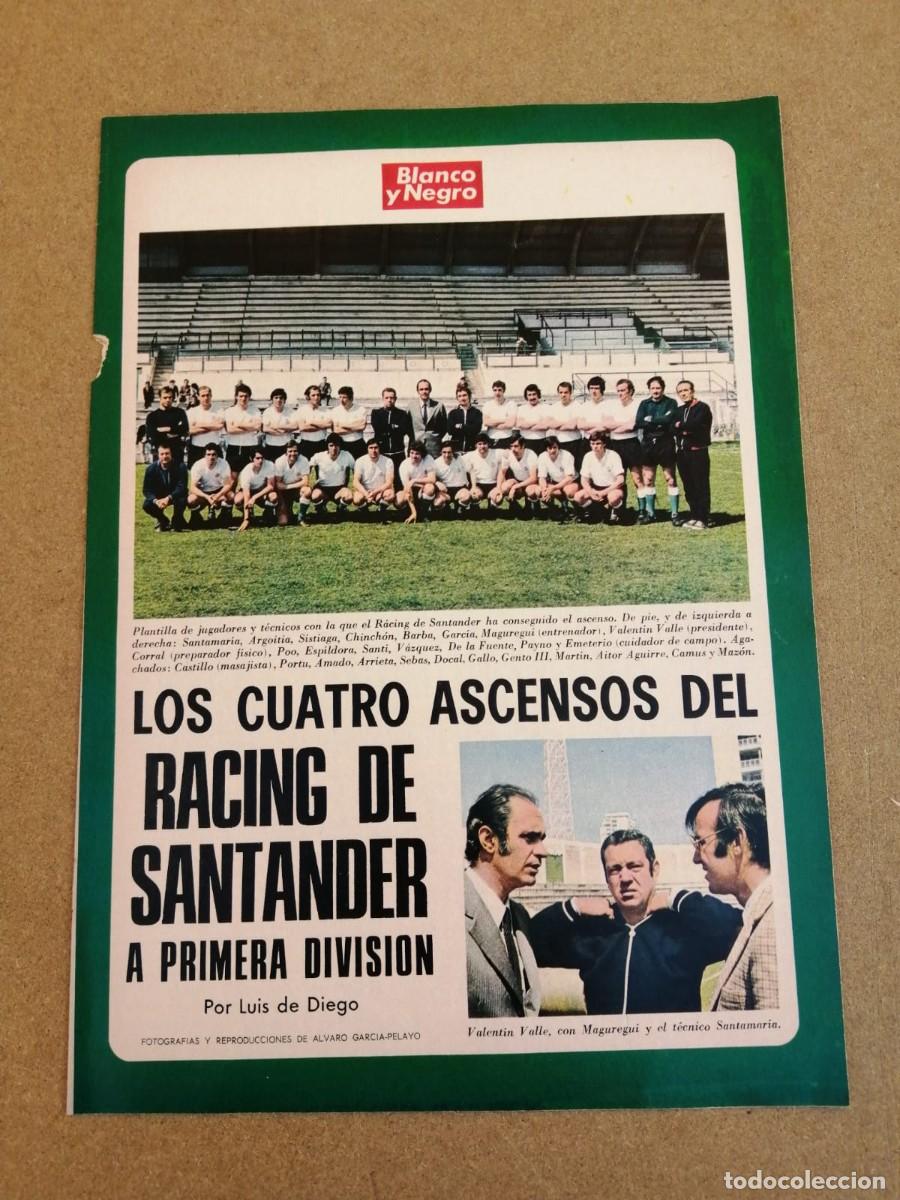 Coleccionismo de Revista Blanco y Negro: ALBUM REVISTA BLANCO Y NEGRO. LOS CUATRO ASCENSOS DEL RACING DE SANTANDER A PRIMERA DIVISION