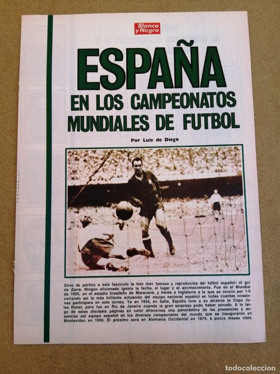 Coleccionismo de Revista Blanco y Negro: ALBUM REVISTA BLANCO Y NEGRO. ESPA&Ntilde;A EN LOS CAMPEONATOS MUNDIALES DE FUTBOL