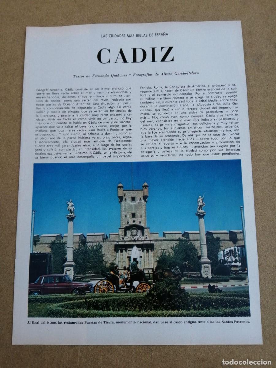 Coleccionismo de Revista Blanco y Negro: REVISTILLA BLANCO Y NEGRO. CADIZ