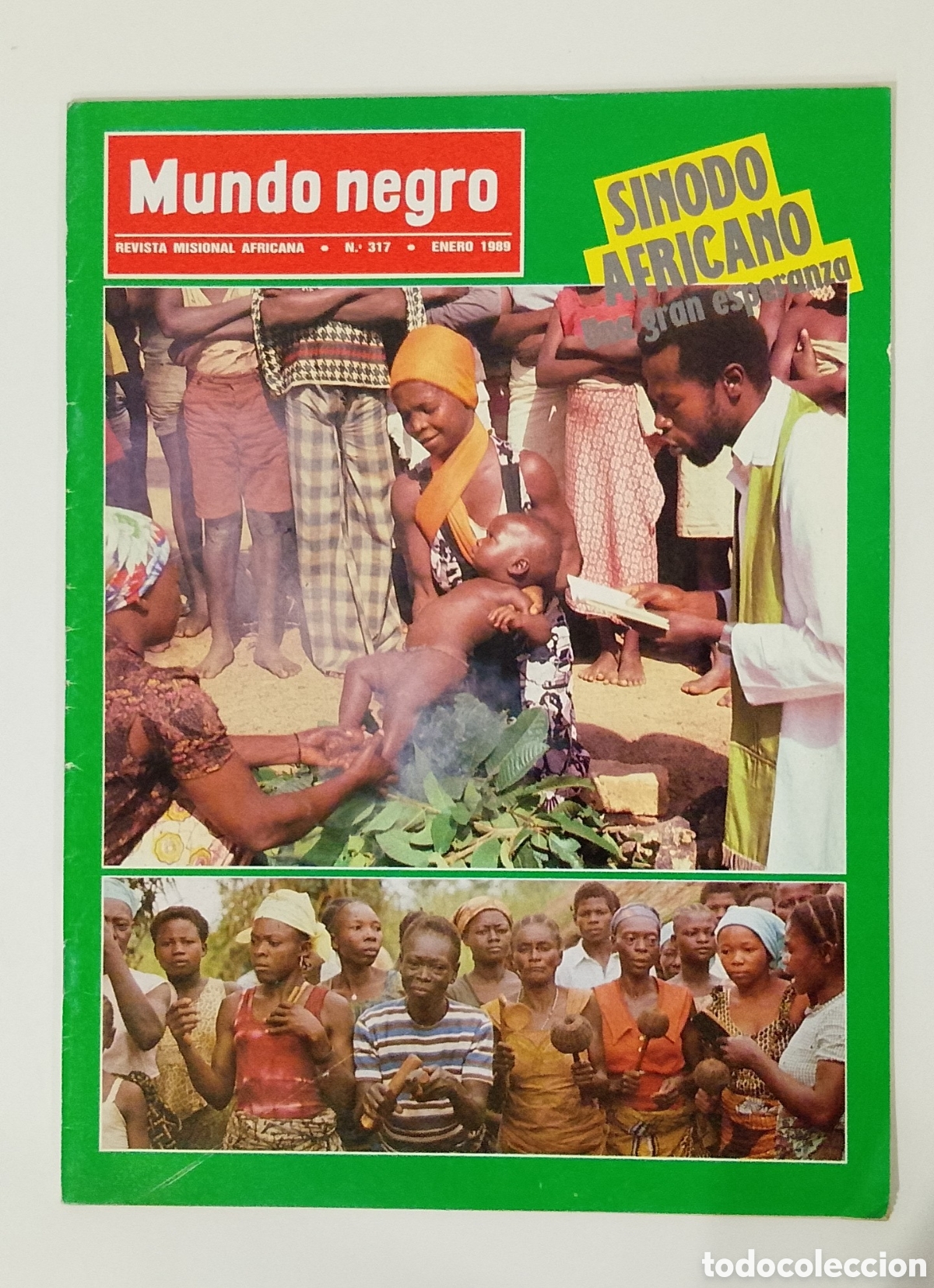 Coleccionismo de Revista Blanco y Negro: REVISTA 1989. MUNDO NEGRO - REVISTA MISIONAL AFRICANA ( A&Ntilde;O XXX - N&deg;317)