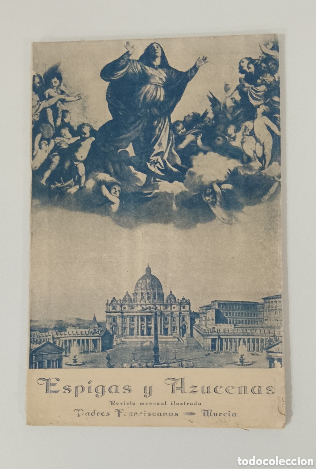 Colecionismo de Revistas Preto e Branco: REVISTA 1951. ESPIGAS Y AZUCENAS - PADRES FRANCISCANOS DE MURCIA. ENERO-FEBRERO 1951