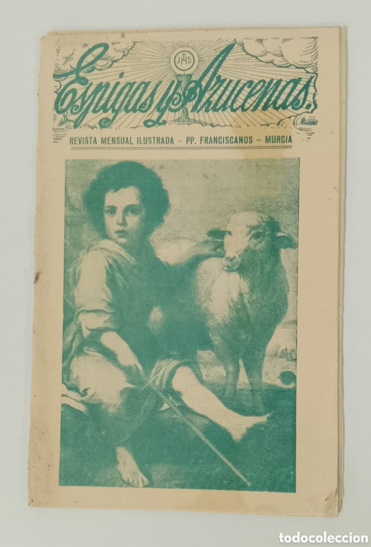 Colecionismo de Revistas Preto e Branco: REVISTA 1951. ESPIGAS Y AZUCENAS - PADRES FRANCISCANOS DE MURCIA (A&Ntilde;O XXX - N&deg;552)