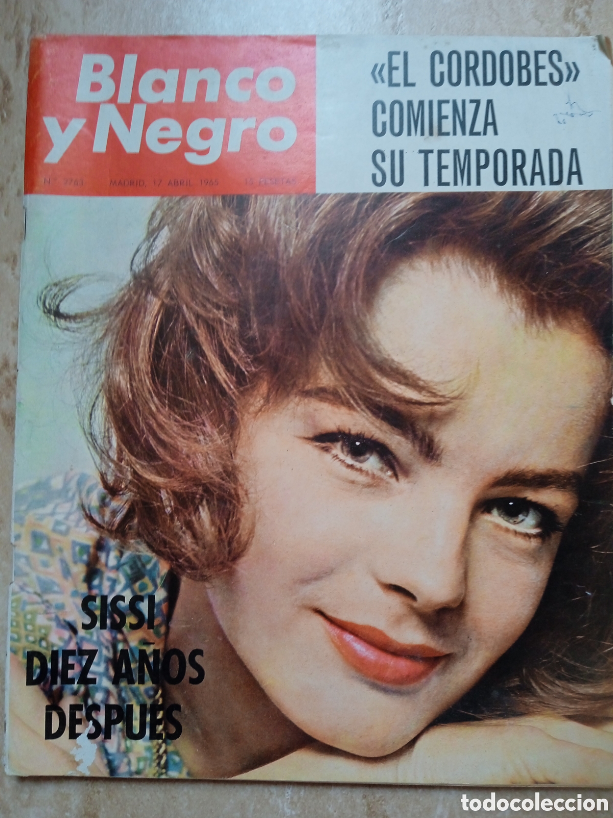 Coleccionismo de Revista Blanco y Negro: Blanco y Negro n&deg; 2763 Romy Schneider El Cordobes La Passio de Olesa