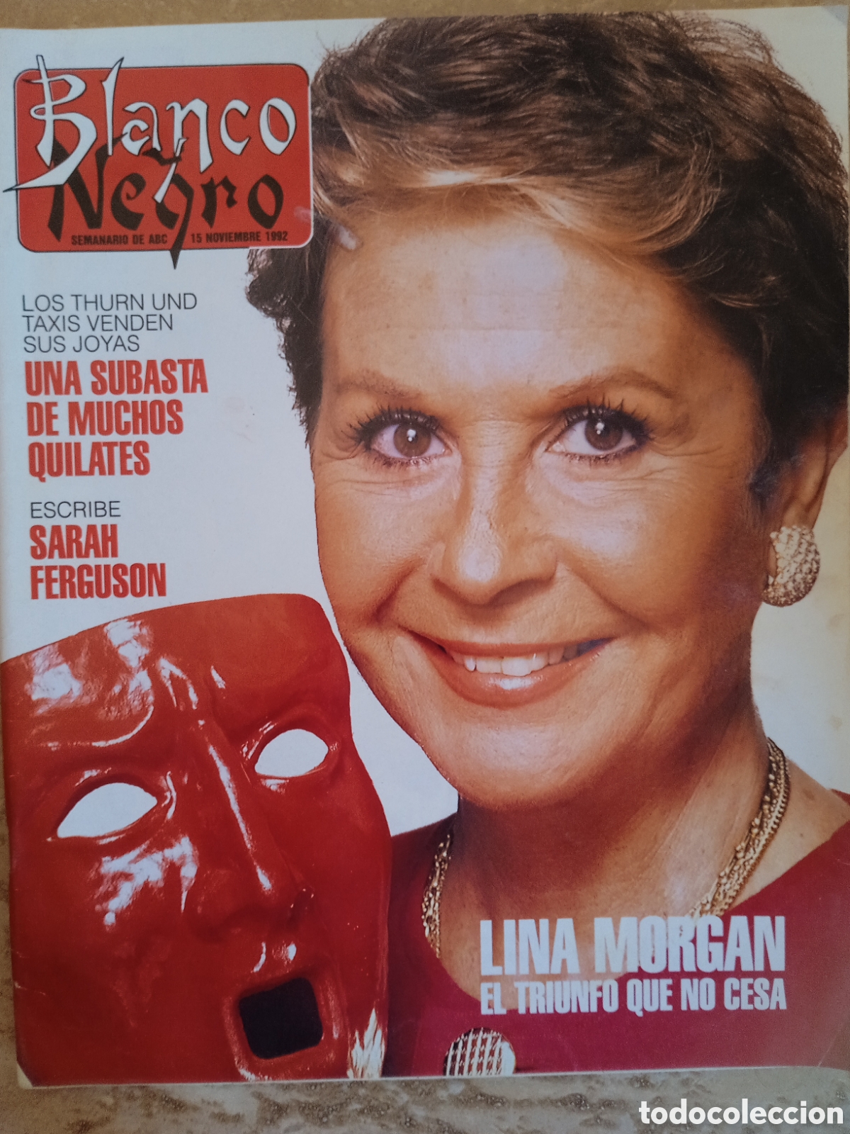 Coleccionismo de Revista Blanco y Negro: Blanco y Negro n&deg;3829 Lina Morgan Sade Albert Boadella