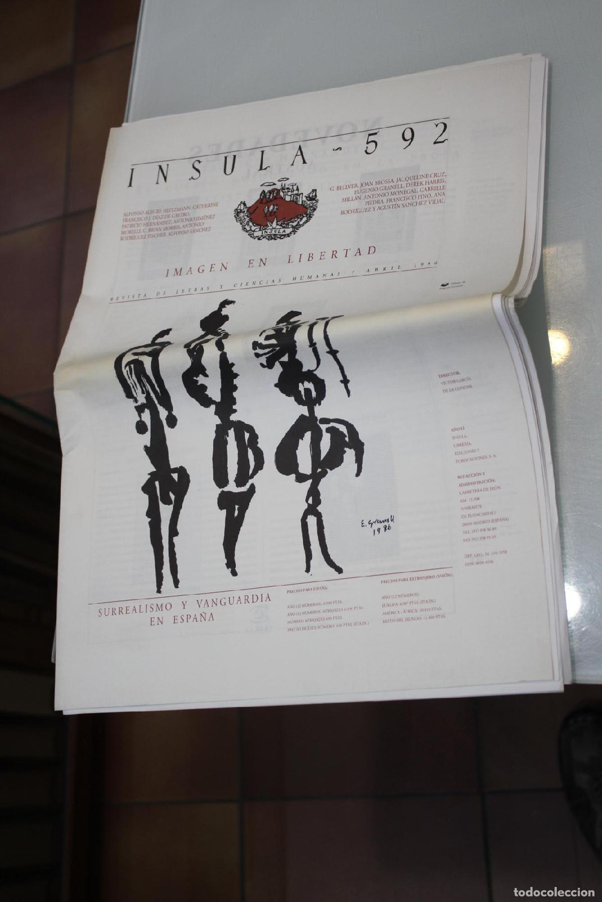 Coleccionismo de Revista Blanco y Negro: &Iacute;nsula, 592. Imagen en libertad. Abril 1996. - Vv.aa.