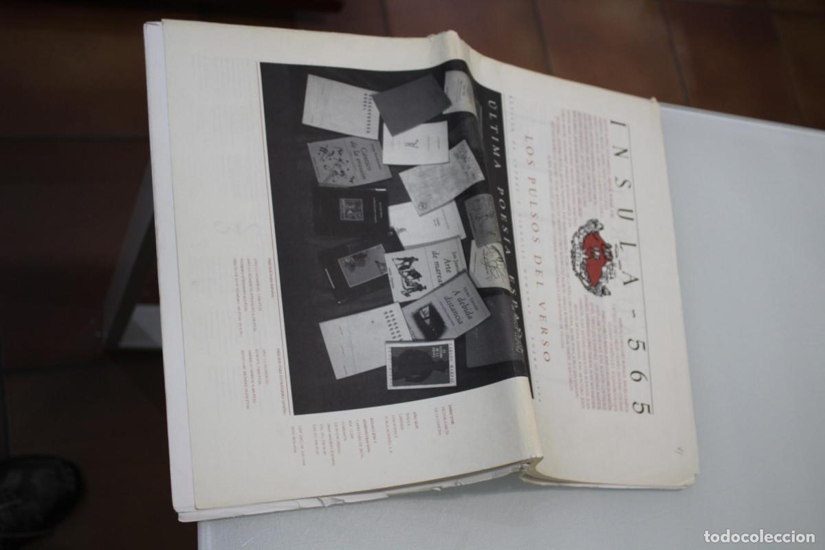 Coleccionismo de Revista Blanco y Negro: &Iacute;nsula, 565. Los pulsos del verbo. Enero 1994. - Vv.aa.