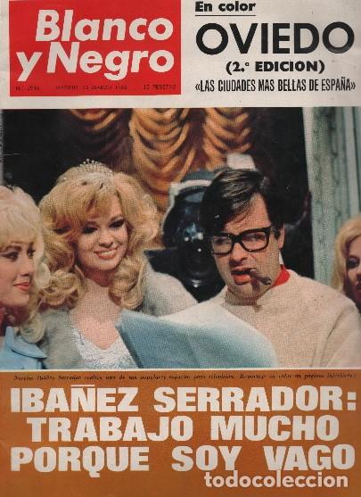 Coleccionismo de Revista Blanco y Negro: NARCISO IBA&Ntilde;EZ SERRADOR - PINTURA SOROLLA - RANAULT ALPINE REPORTAJE - MADRID 22 MARZO DE 1968