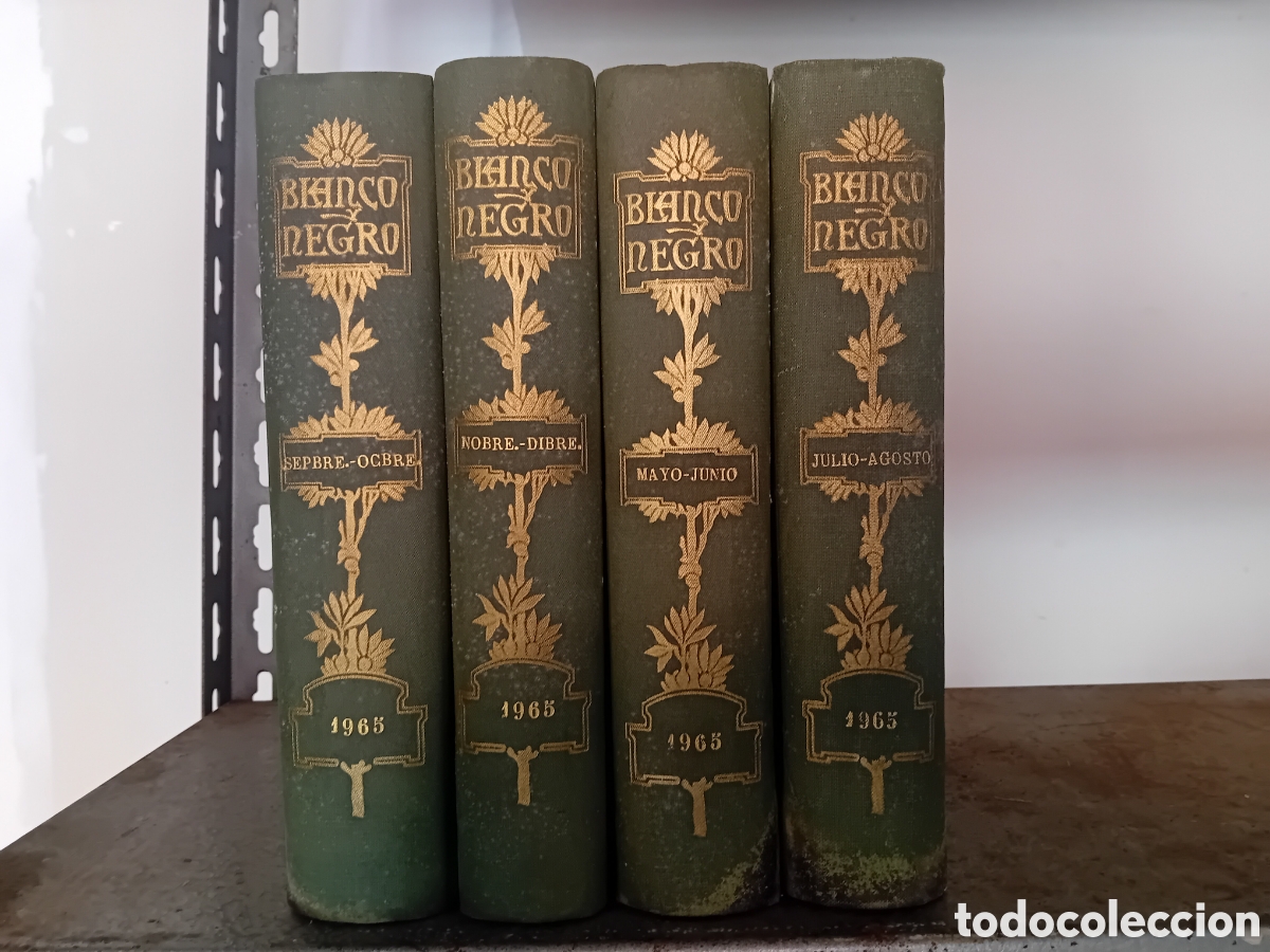 Coleccionismo de Revista Blanco y Negro: Lote blanco y negro tapa verde a&ntilde;o 1965