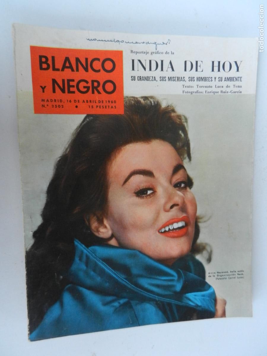 Coleccionismo de Revista Blanco y Negro: BLANCO Y NEGRO N&ordm; 2502- 04-1960 - INDIA DE HOY - GRADENZA Y MISERIAS