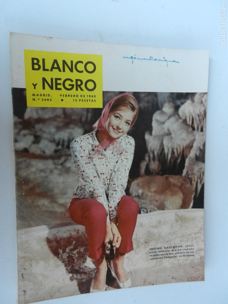Coleccionismo de Revista Blanco y Negro: BLANCO Y NEGRO N&ordm; 2495- 02-1960 - CRISTINA KAUFMANN