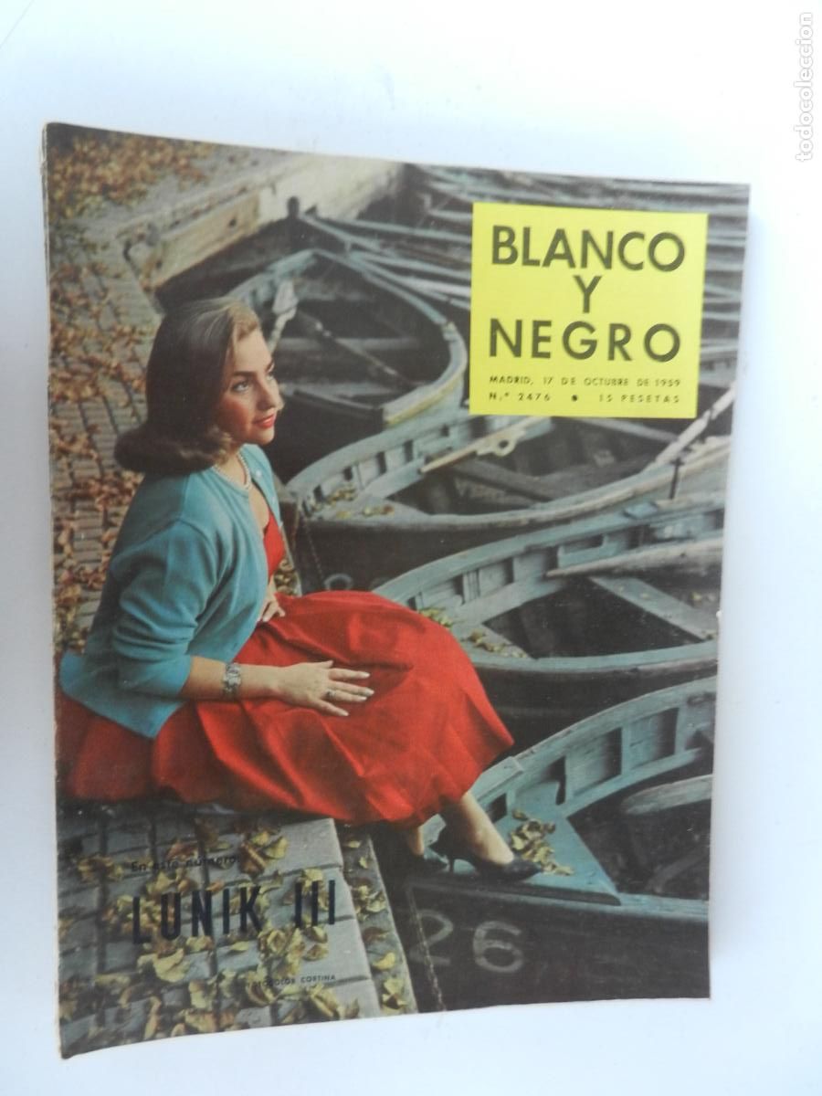 Collezionismo di Rivista Blanco y Negro: BLANCO Y NEGRO N&ordm; 2476- 10-1959 - LUNIK III -