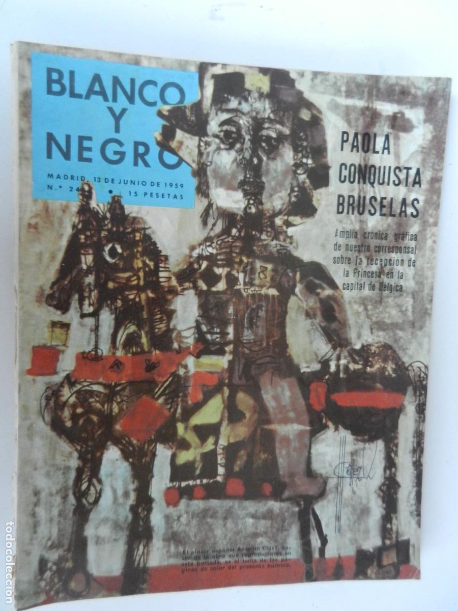 Coleccionismo de Revista Blanco y Negro: BLANCO Y NEGRO N&ordm; 2458- 06-1959-PAOLA CONQUISTA BRUSELAS