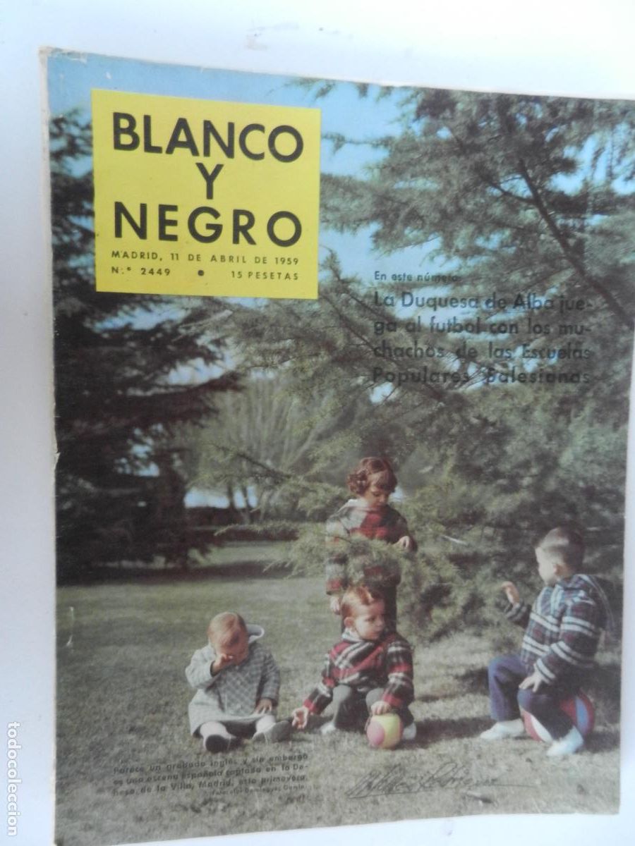 Coleccionismo de Revista Blanco y Negro: BLANCO Y NEGRO N&ordm; 2449- 04-1959- ESCENA ESPA&Ntilde;OLA GRABADA EN LA DEHESA DE LA VILLA