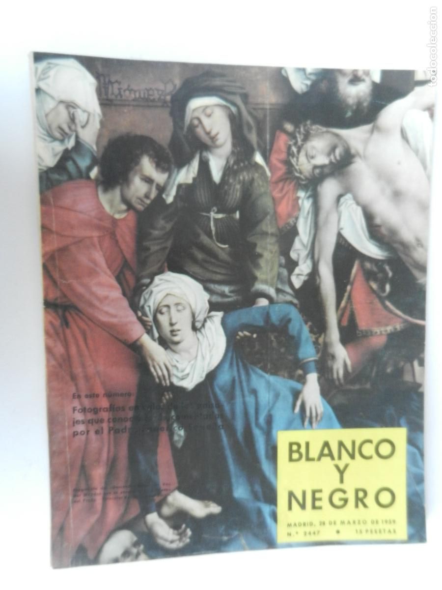 Coleccionismo de Revista Blanco y Negro: BLANCO Y NEGRO N&ordm; 2447- 04-1959- fotografias comentadas por el padre federico sope&ntilde;a