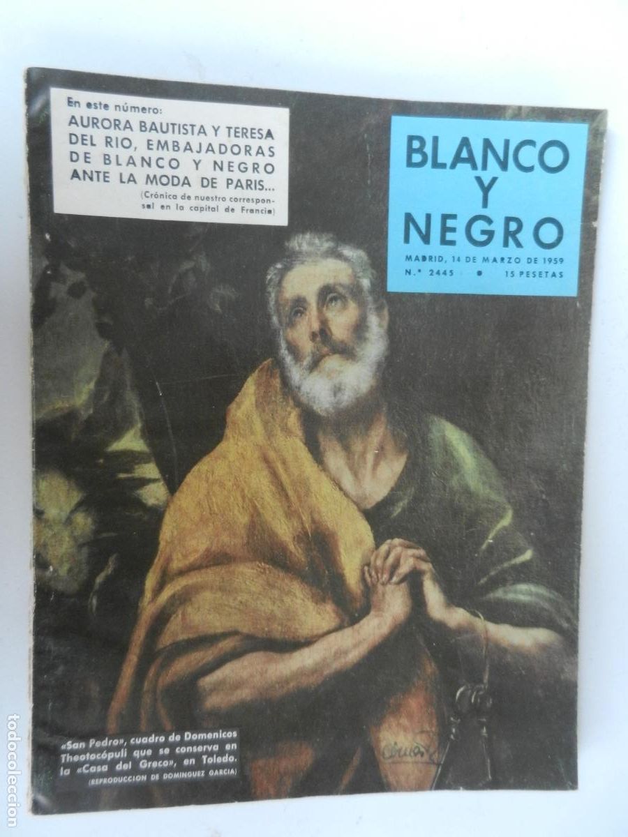 Coleccionismo de Revista Blanco y Negro: BLANCO Y NEGRO N&ordm; 2445 - 03-1959 - AUTORA BAUTISTA Y TERESA RIVERO EMBAJADORAS
