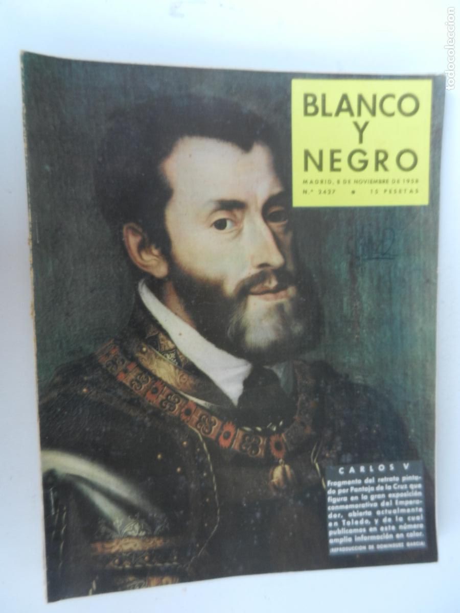 Coleccionismo de Revista Blanco y Negro: BLANCO Y NEGRO N&ordm; 2427 - 11-1958 - CARLOS V -