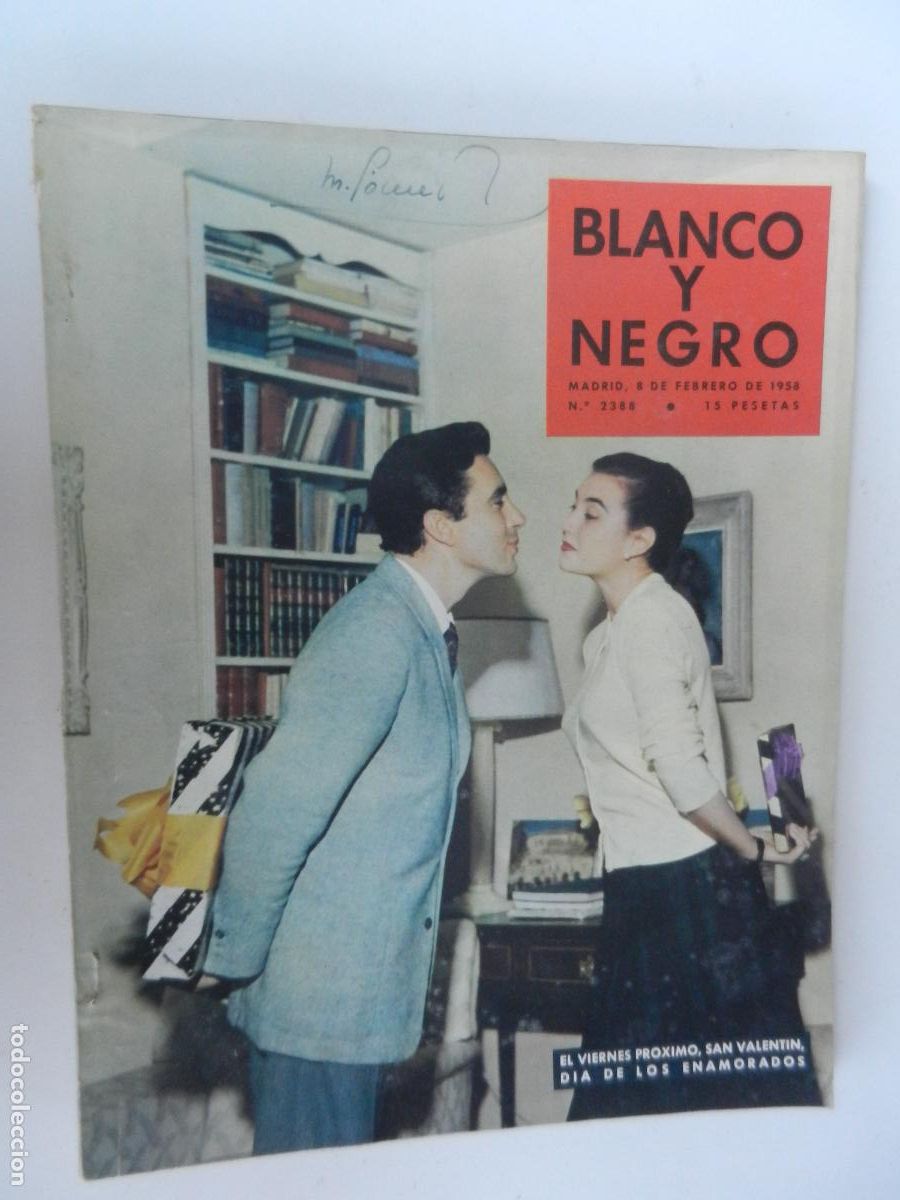 Coleccionismo de Revista Blanco y Negro: BLANCO Y NEGRO N&ordm; 2388 - 02-1958 - SAN VALENTIN DIA DE LOS ENAMORADOS