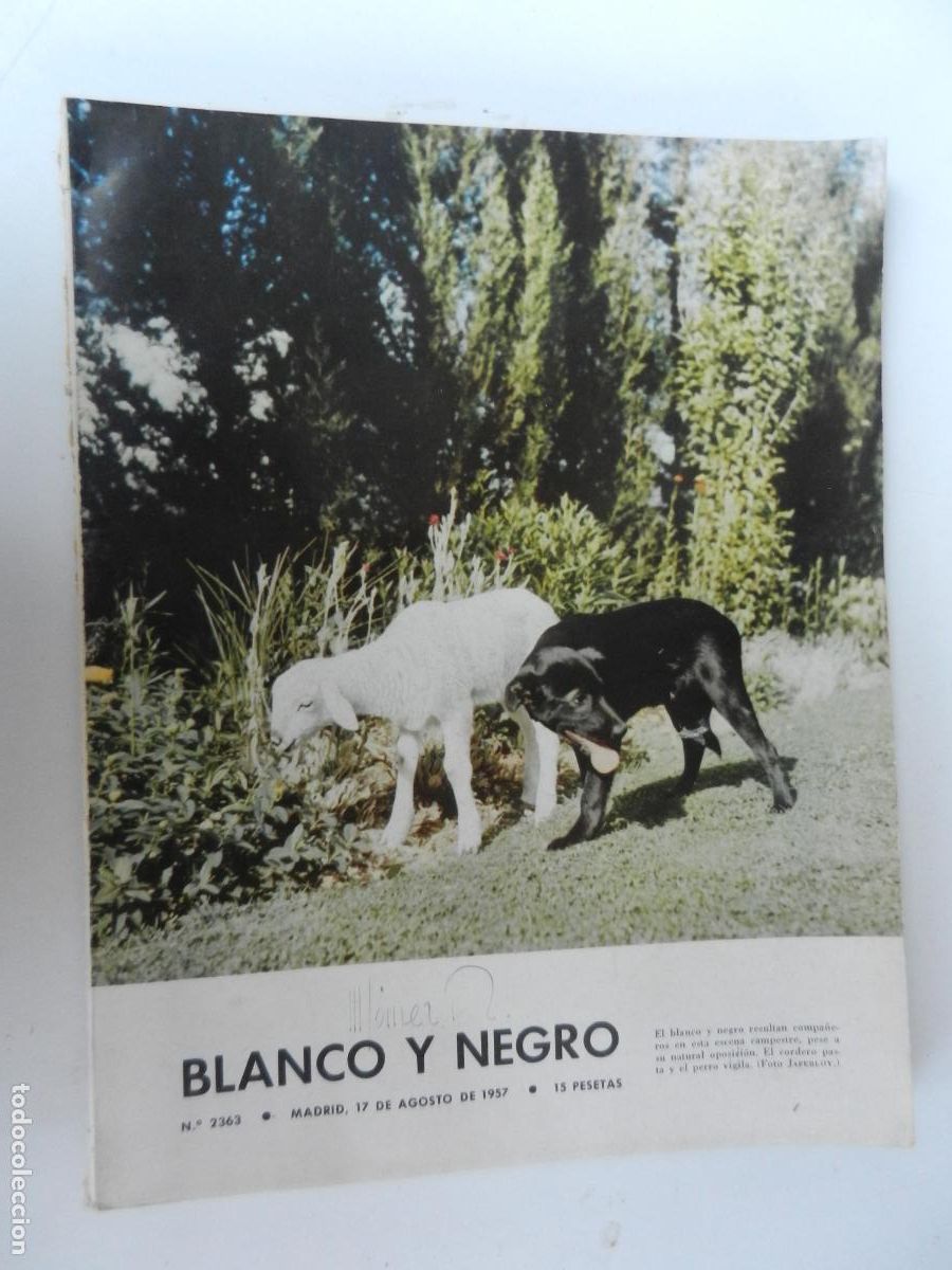 Coleccionismo de Revista Blanco y Negro: BLANCO Y NEGRO N&ordm; 2363 - 08-1957 - QUE PASA CON CUBA?- EL TESORO DEL RETIRO,