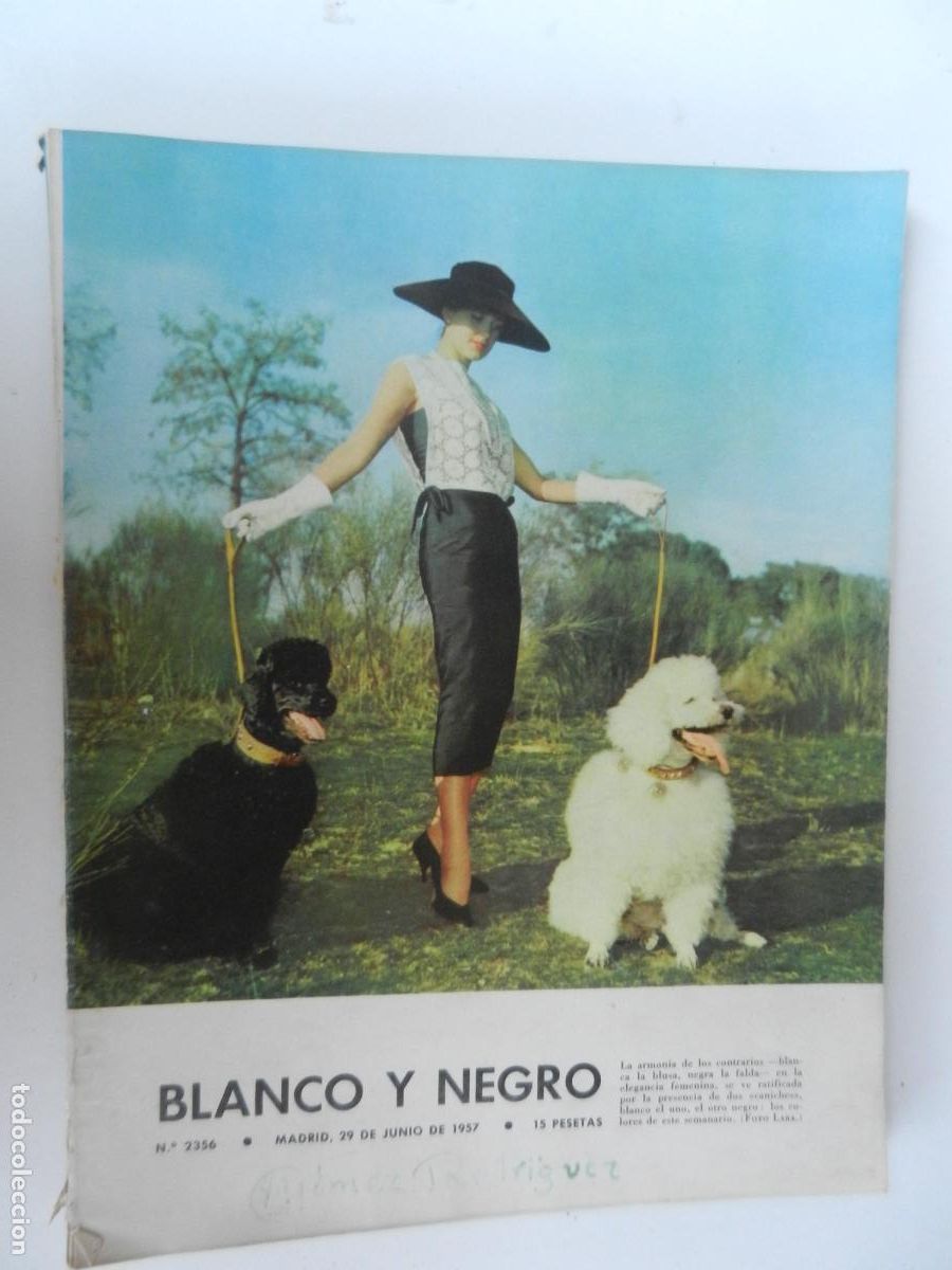 Coleccionismo de Revista Blanco y Negro: BLANCO Y NEGRO N&ordm; 2356 - 06-1957- LA ARMONIA DE LOS CONTRARIOS