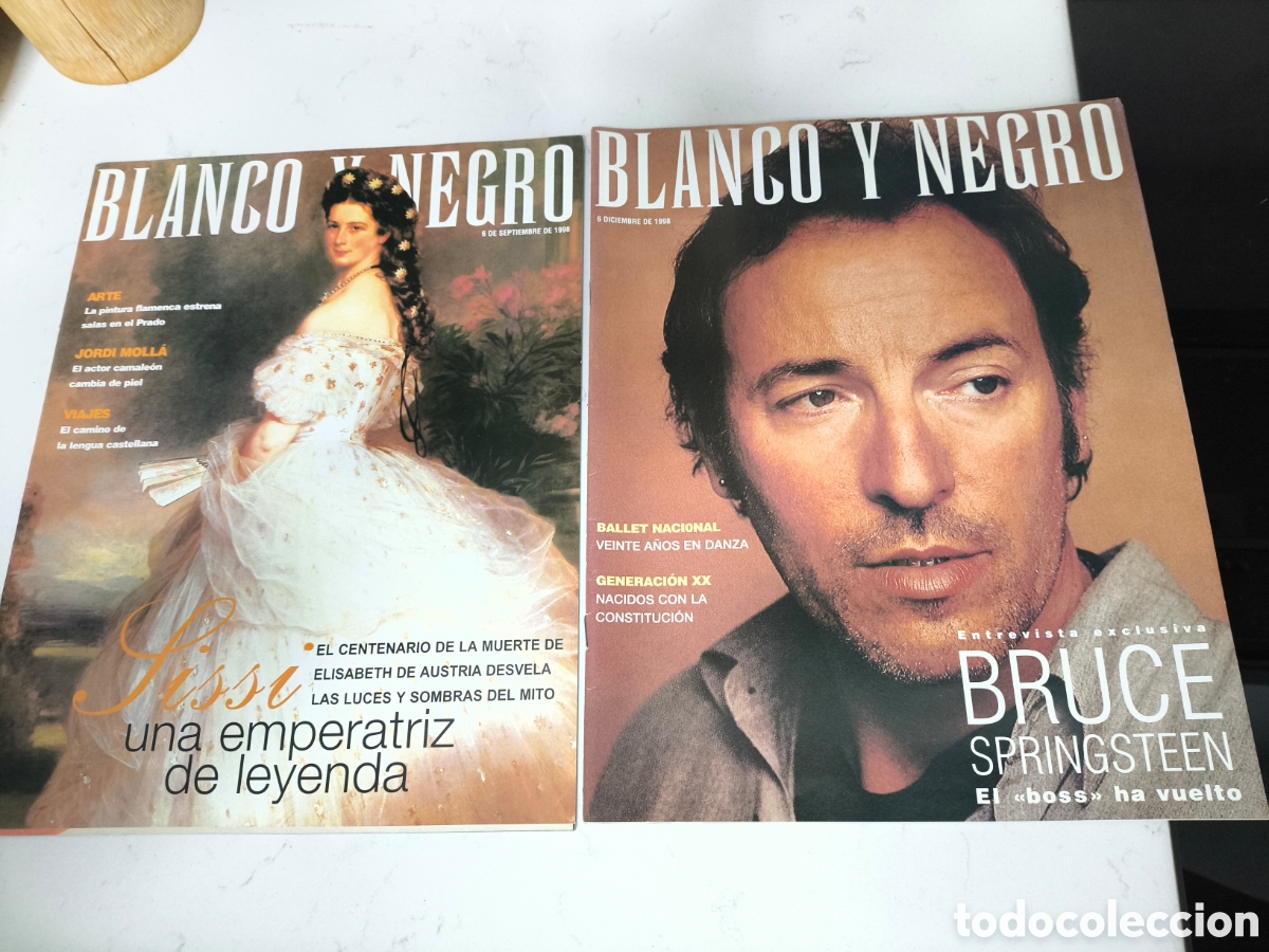 Coleccionismo de Revista Blanco y Negro: Dos Revistas Blanco y negro 1998