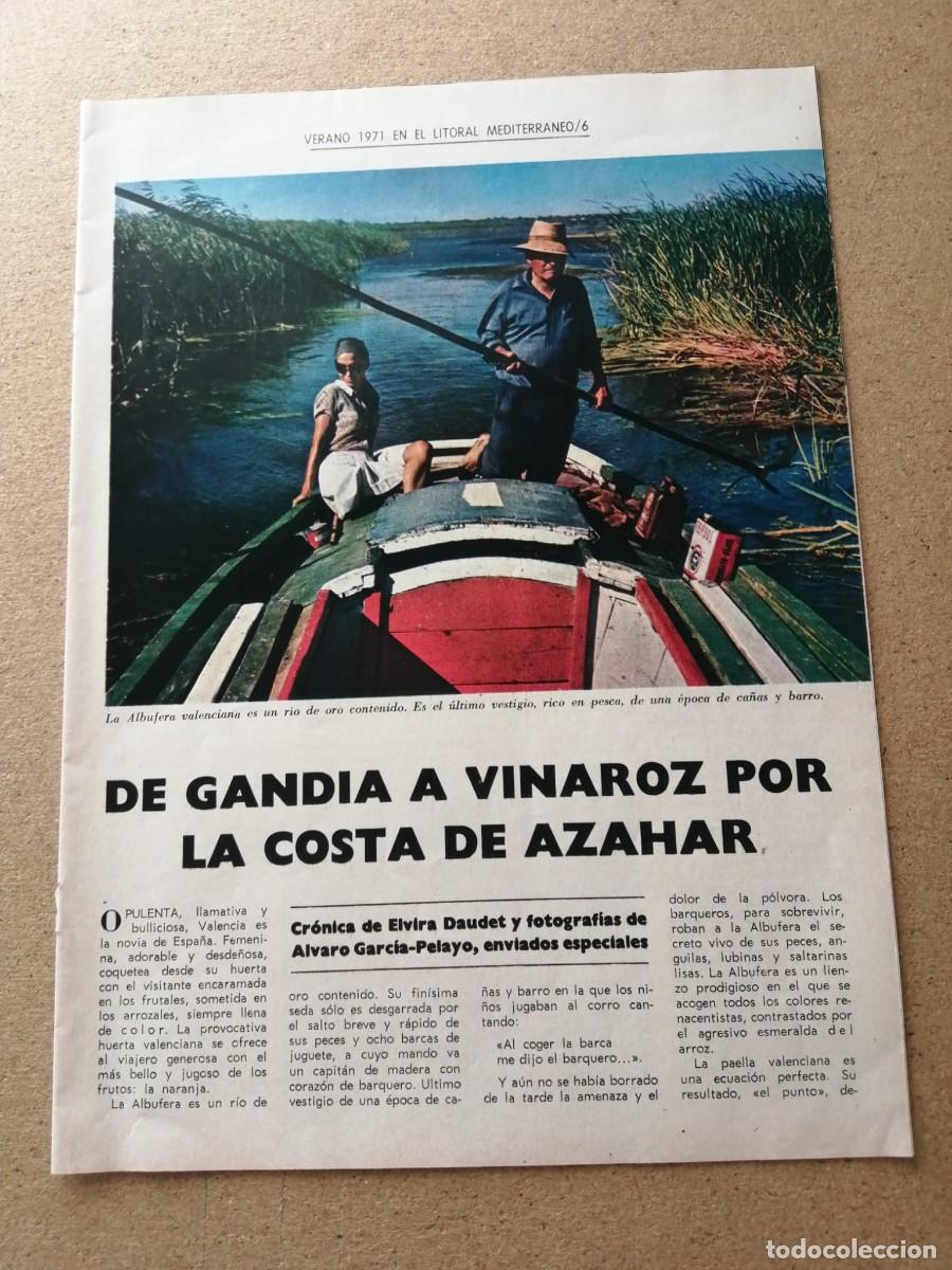 Coleccionismo de Revista Blanco y Negro: REVISTILLA BLANCO Y NEGRO. DE GANDIA A VINAROZ POR LA COSTA DE AZAHAR