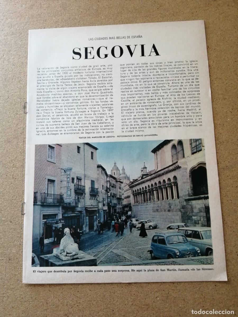 Coleccionismo de Revista Blanco y Negro: REVISTILLA BLANCO Y NEGRO. SEGOVIA