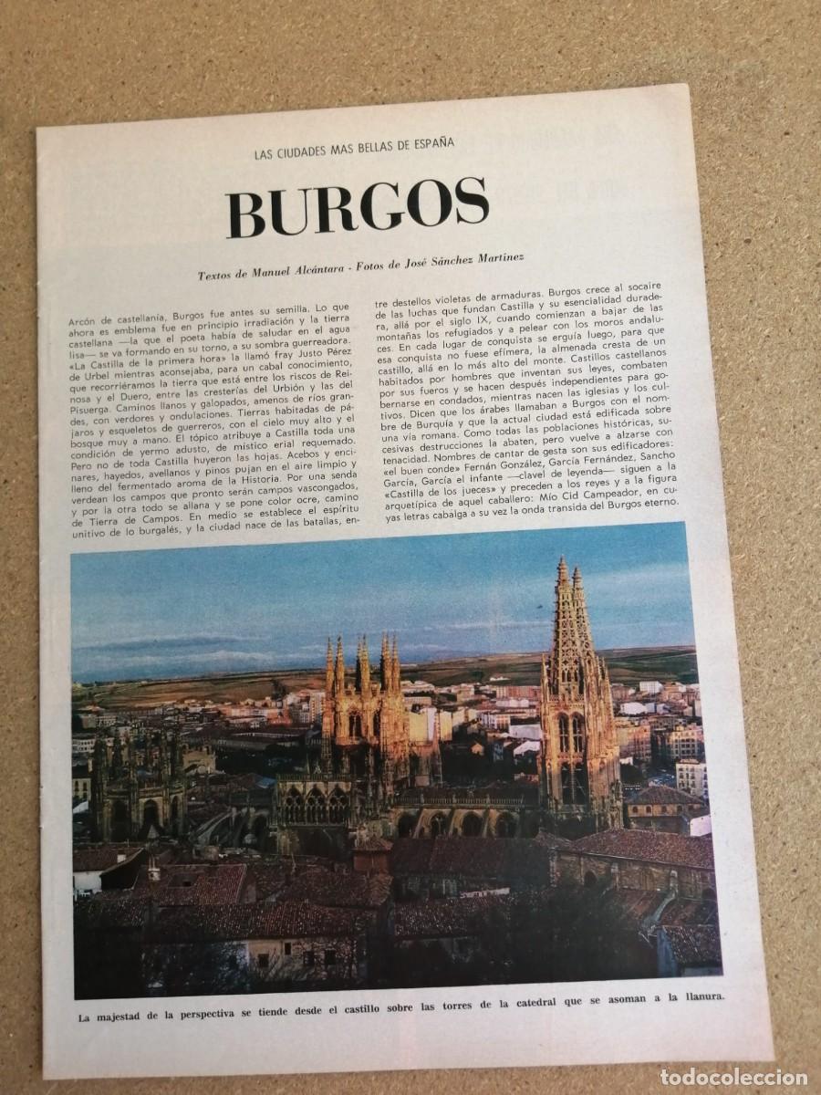 Coleccionismo de revista Blanco y Negro: REVISTILLA BLANCO Y NEGRO. BURGOS