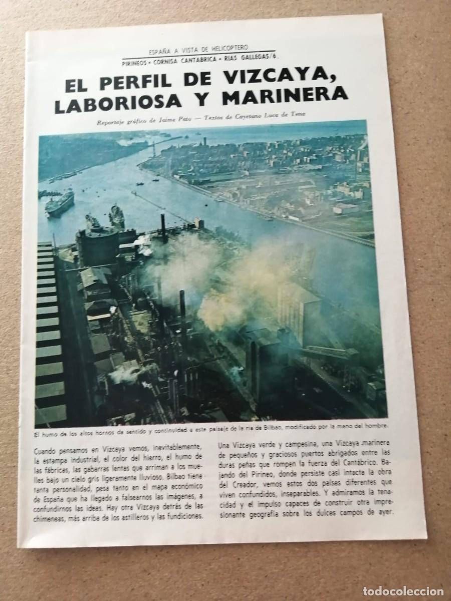 Coleccionismo de revista Blanco y Negro: REVISTILLA BLANCO Y NEGRO. ELPERFIL DE VIZCAYA, LABORIOSA Y MARINERA