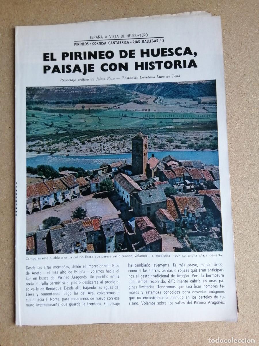 Coleccionismo de revista Blanco y Negro: REVISTILLA BLANCO Y NEGRO. EL PIRINEO DE HUESCA, PAISAJE CON HISTORIA