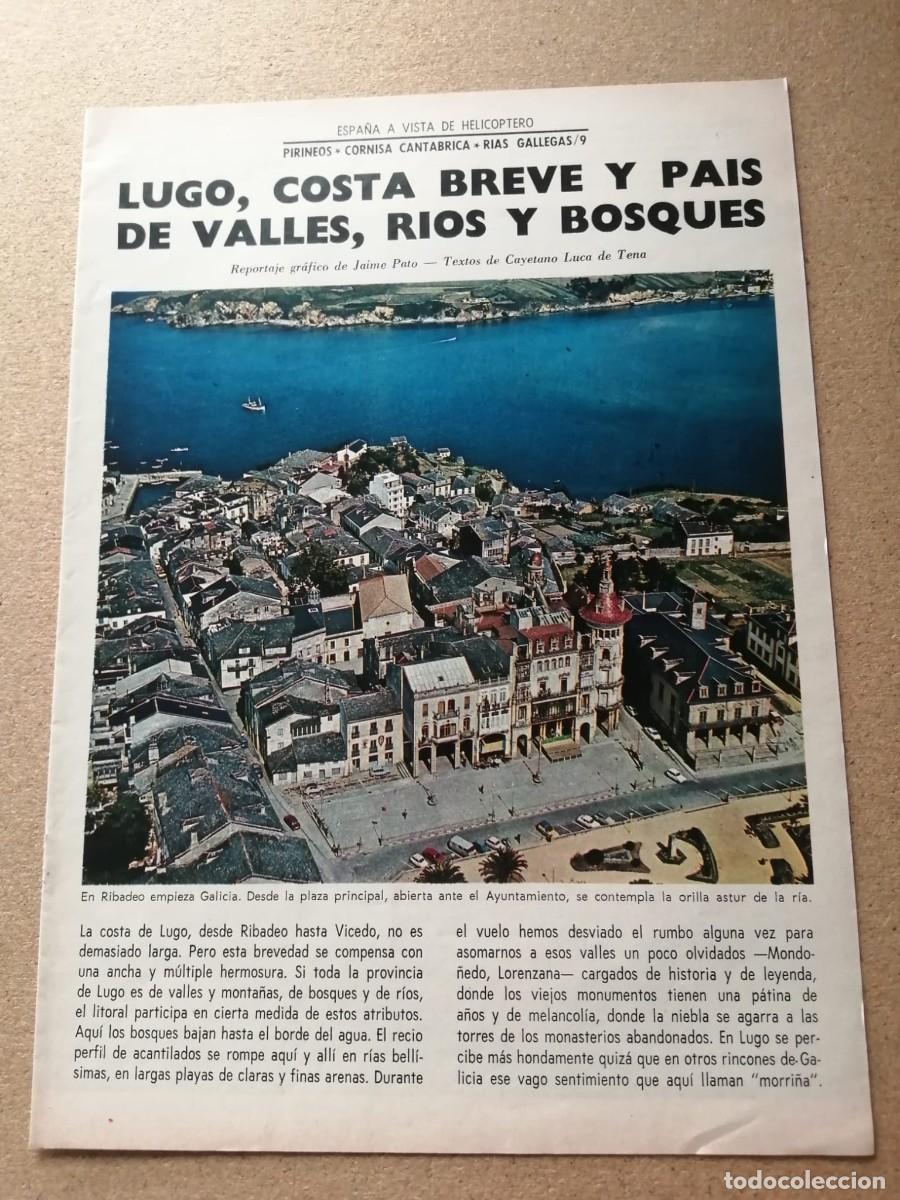 Coleccionismo de revista Blanco y Negro: REVISTILLA BLANCO Y NEGRO. LUGO, COSTA BREVE Y PAIS DE VALLES, RIOS Y BOSQUES