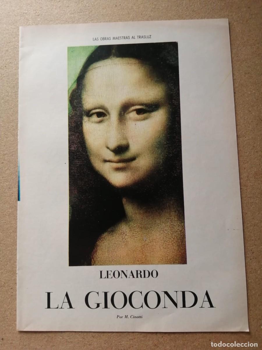 Coleccionismo de revista Blanco y Negro: REVISTILLA BLANCO Y NEGRO. LAS OBRAS MAESTRAS AL TRASLUZ. LA GIOCONDA (LEONARDO)