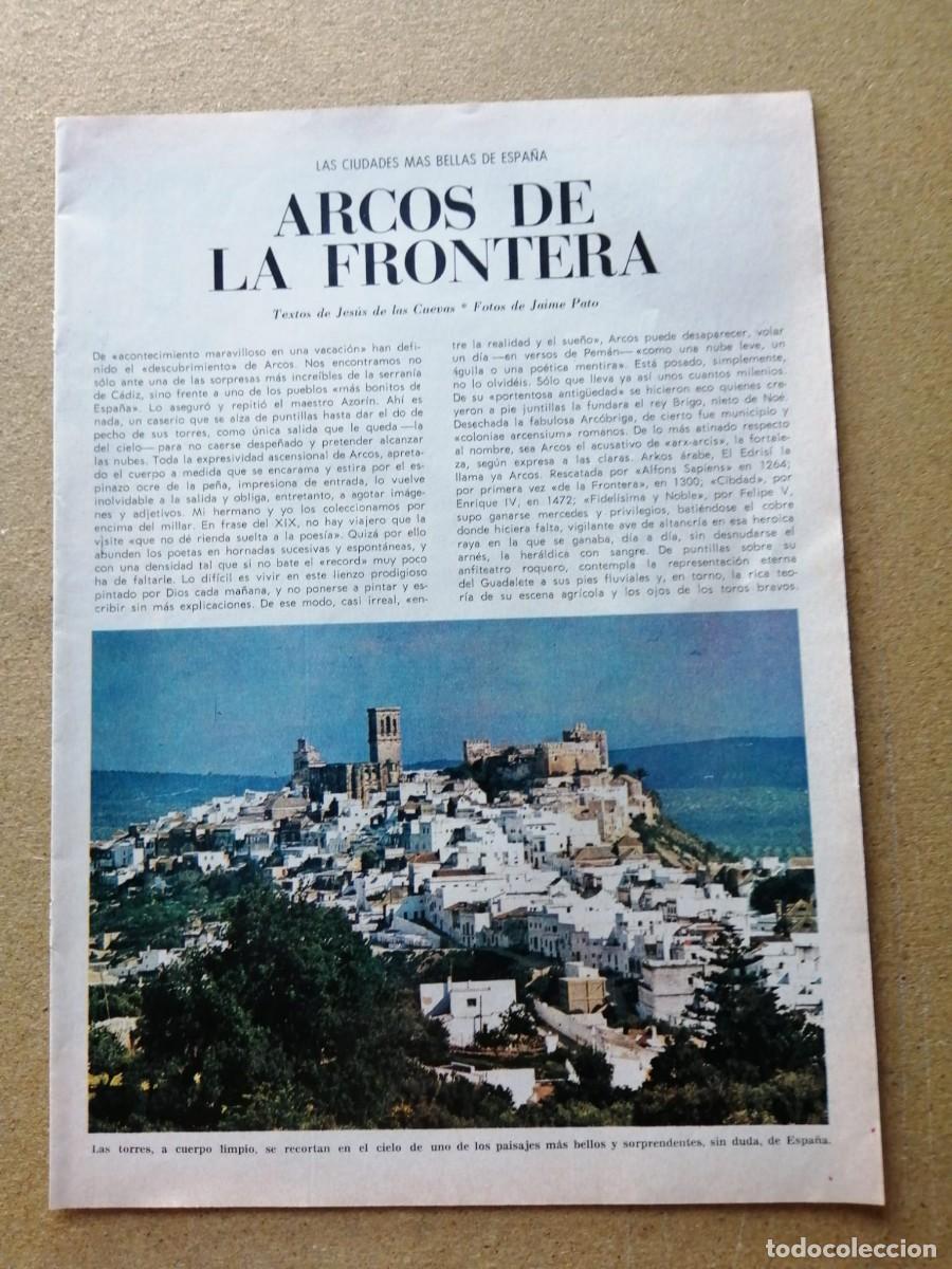 Coleccionismo de revista Blanco y Negro: REVISTILLA BLANCO Y NEGRO. ARCOS DE LA FRONTERA