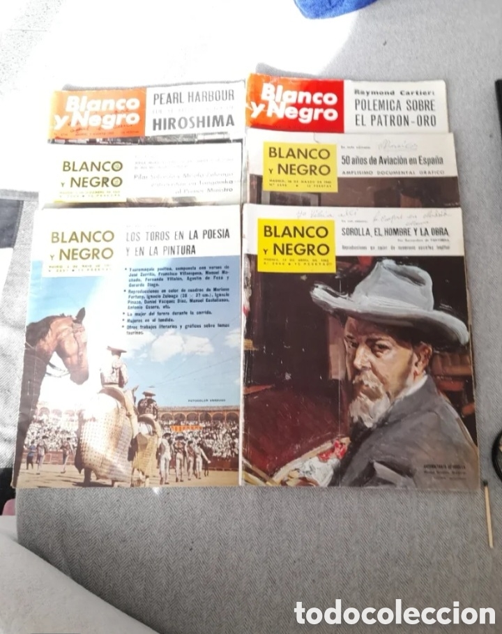 Coleccionismo de revista Blanco y Negro: 6 Revistas Blanco y Negro A&ntilde;os 60