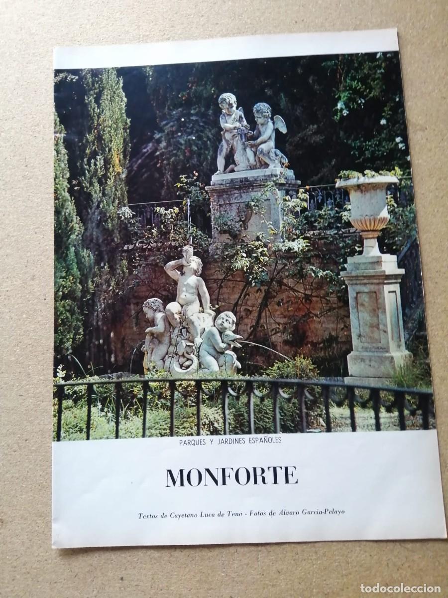 Colecionismo de Revistas Preto e Branco: REVISTILLA BLANCO Y NEGRO. PARQUES Y JARDINES ESPA&Ntilde;OLES, MONFORTE
