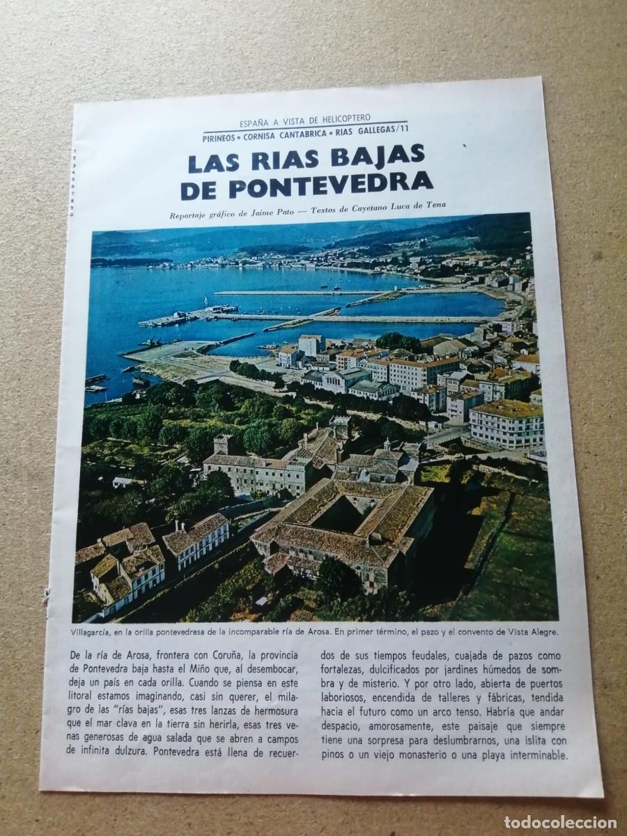 Coleccionismo de revista Blanco y Negro: REVISTILLA BLANCO Y NEGRO. LAS RIAS BAJAS DE PONTEVEDRA