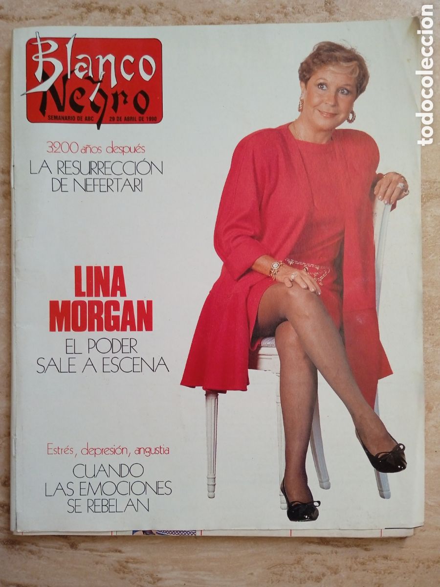 Coleccionismo de revista Blanco y Negro: Blanco y Negro n&deg;3696 Lina Morgan Az&uacute;car Moreno Nefertari Mar&iacute;a del Monte