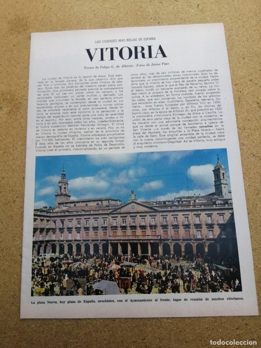 Coleccionismo de revista Blanco y Negro: REVISTILLA BLANCO Y NEGRO. VITORIA