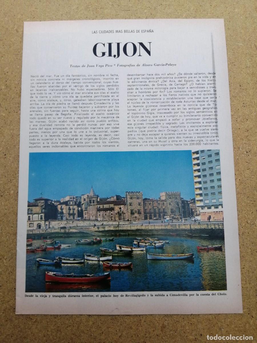 Coleccionismo de revista Blanco y Negro: REVISTILLA BLANCO Y NEGRO. GIJON