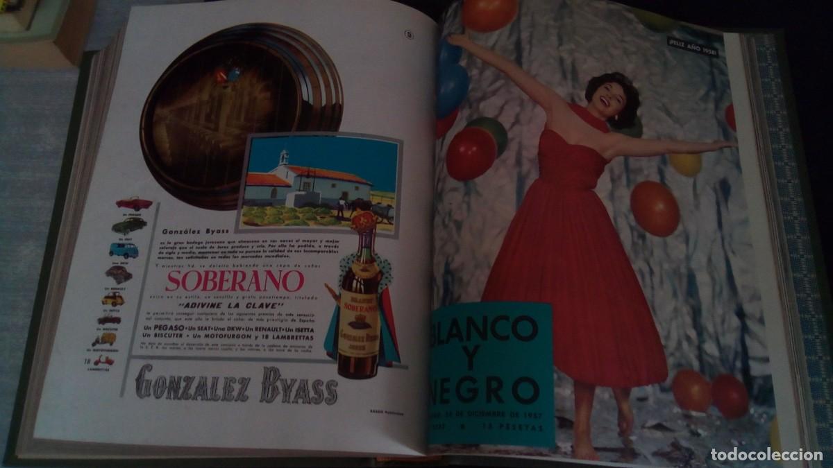 Coleccionismo de revista Blanco y Negro: TOMO REVISTA BLANCO Y NEGRO-INCLUYE 9 N&Uacute;MEROS-2374-2375-2376-2377-2378-2379-2380-2381-2382-A&Ntilde;O 1957