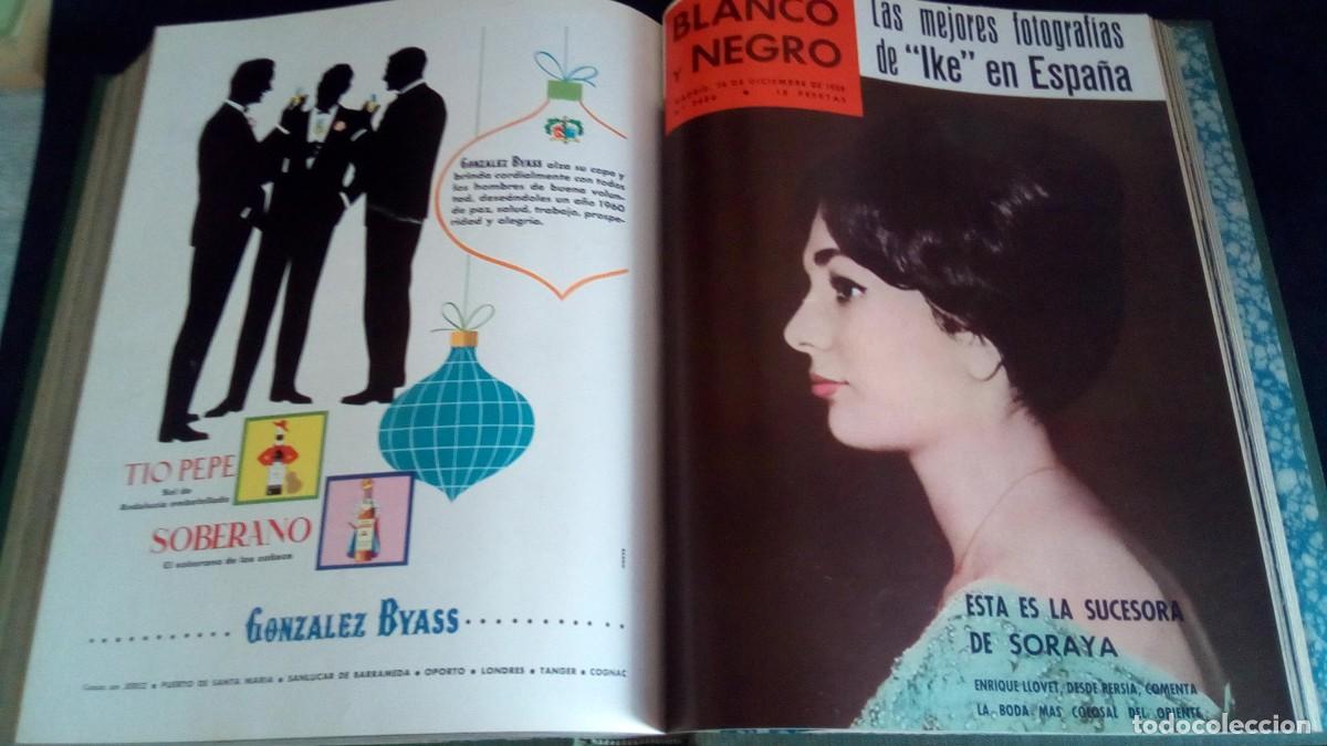 Coleccionismo de revista Blanco y Negro: TOMO REVISTA BLANCO Y NEGRO-INCLUYE 8 N&Uacute;MEROS-2479-2480-2481-2482-2483-2484-2485-2486-A&Ntilde;O 1959-1960